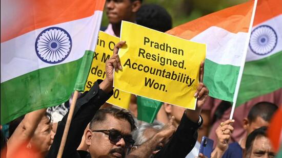 Parents also expressed their anguish at the police for assaulting students in New Delhi and making Pradhan resign only after the pressure of students. (AFP)