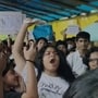 ধর্মেন্দ্র প্রধানের পদত্যাগের দাবিতে প্ল্যাকার্ড নিয়ে রাস্তায় নামেন দিবিসা মহন্ত