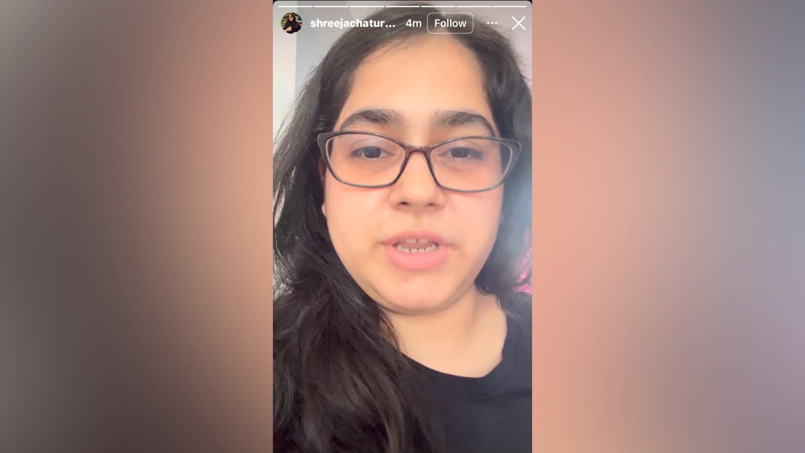 Comedian Shreeja Chaturvedi shared a video on Instagram. Comedian Shreeja Chaturvedi shared a video on Instagram.
