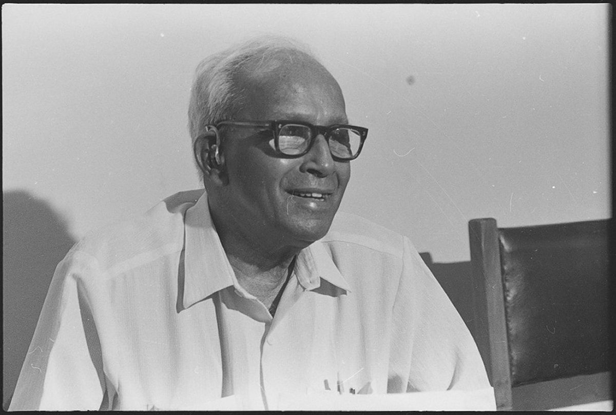 EMS Namboodiripad (HT Photo by Arun Jetlie) EMS Namboodiripad (HT Photo by Arun Jetlie)