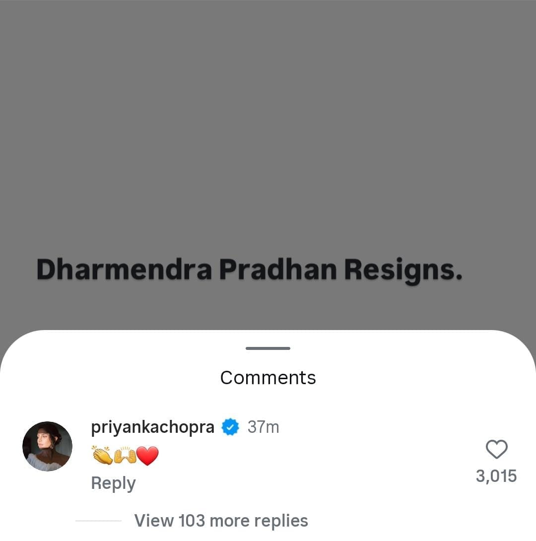Priyanka Chopra via Instagram. Priyanka Chopra via Instagram.