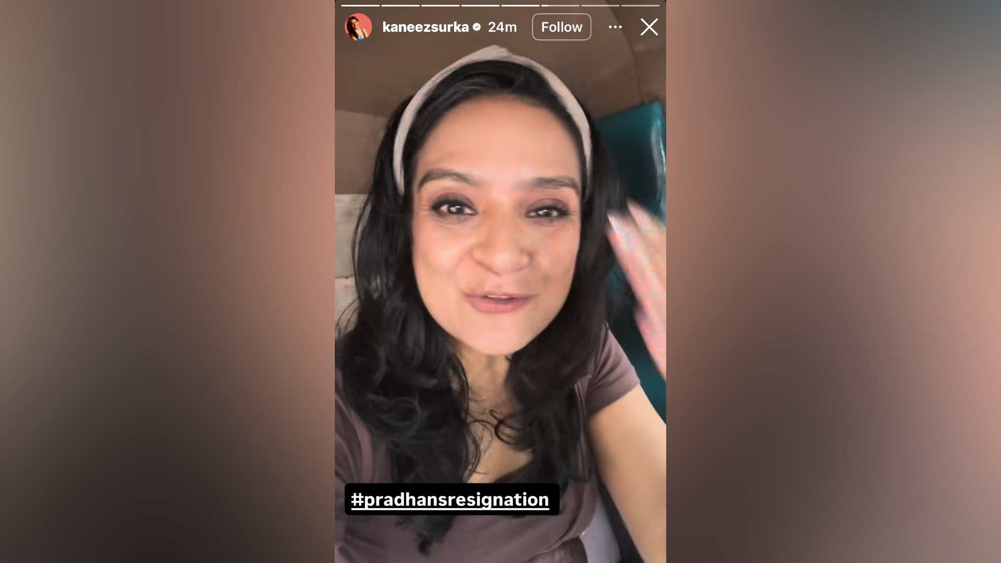 Kaneez Surka congratulated Gen Z. Kaneez Surka congratulated Gen Z.