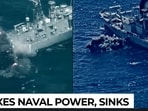 Trump puts Xi, Putin on notice? Ukraine-style sea drones used to sink warship