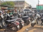 According to officials, the parking contract generated nearly  <span class='webrupee'>₹</span>70,000 per day, translating into an estimated  <span class='webrupee'>₹</span>21 lakh in monthly revenue. (Gurpreet Singh/Ht)