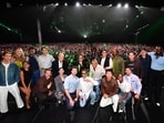 Avengers: Doomsday cast at the exclusive trailer launch at San Diego Comic Con 2026.