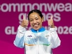 India's Mirabai Chanu wins gold medal in the women's 48kg Final weightlifting competition at the 23rd Commonwealth Games, in Glasgow
