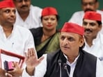 Samajwadi Party national president Akhilesh Yadav, who had thrown his weight behind the protesters by joining a sit-in near Prime Minister Narendra Modi’s residence alongside Congress MP Rahul Gandhi, welcomed the news of Dharmendra Pradhan’s resignation as Union education minister. (FILE PHOTO)