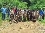 The 26-member team had left for a routine patrolling and combing operation on July 23. (HT Photo)