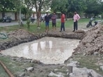 The boy’s family members and others rescued the child and rushed him to a nearby hospital, but he was declared dead on arrival. (HT)