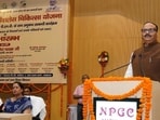 UP deputy CM Brajesh Pathak speaking at an event in Lucknow on July 26. (Sourced)