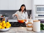 Nutritionist shares realistic ways to stay on track with healthy eating.