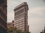 A view of the Flatiron Building in New York City. 