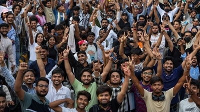 As the CJP protest concluded, digital creators emerged as citizen journalists by sharing on-ground updates and protest coverage. (REUTERS)