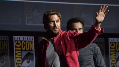 Ryan Gosling and Shawn Levy attend a panel for Marvel Studios during Comic-Con International on Saturday in San Diego. (Photo by Richard Shotwell/Invision/AP) (AP Photo/Richard Shotwell) Ryan Gosling and Shawn Levy attend a panel for Marvel Studios during Comic-Con International on Saturday in San Diego. (Photo by Richard Shotwell/Invision/AP) (AP Photo/Richard Shotwell)