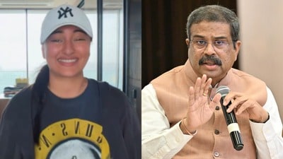 మంత్రి ధర్మేంద్ర ప్రధాన్ రాజీనామా.. సంతోషంతో గంతులేసిన హీరోయిన్ సోనాక్షి సిన్హా.. జెన్-జీకి క్షమాపణలు! మంత్రి ధర్మేంద్ర ప్రధాన్ రాజీనామా.. సంతోషంతో గంతులేసిన హీరోయిన్ సోనాక్షి సిన్హా.. జెన్-జీకి క్షమాపణలు!