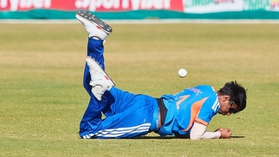 India dropped four simple catches on the day. Mayank Yadav was one of the culprits. (AFP) India dropped four simple catches on the day. Mayank Yadav was one of the culprits. (AFP)
