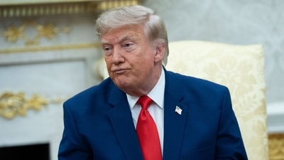 Brandon Newsom is no longer with the Department of the Navy after a hidden-camera video showed him criticizing President Trump. (Bloomberg)