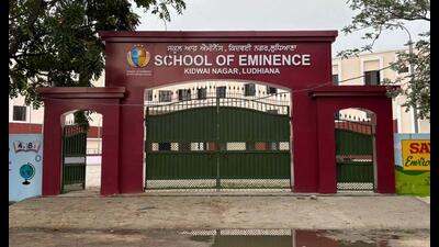 The School of Eminence at Kidwai Nagar in Ludhiana. (HT Photo) The School of Eminence at Kidwai Nagar in Ludhiana. (HT Photo)