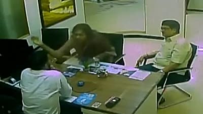 A video purporting to show the incident surfaced on social media on Saturday. (Video Capture