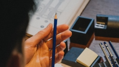The core of a pencil is made from graphite, which is non-toxic. (Pexel) The core of a pencil is made from graphite, which is non-toxic. (Pexel)