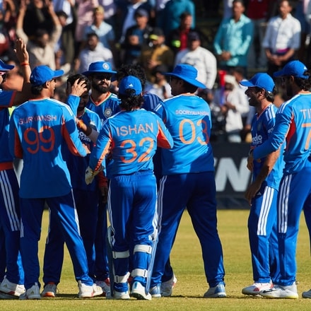In pics: India thump Zimbabwe for a 3-0 whitewash; Sooryavanshi's 81 decisive