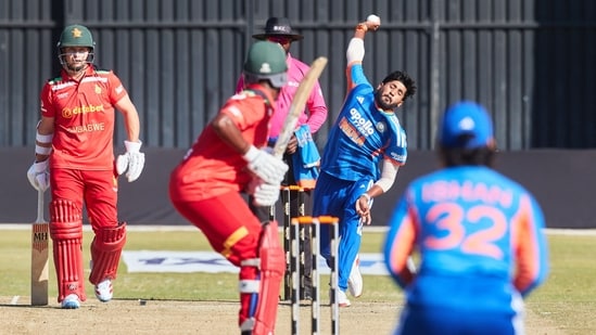 Yash Thakur (2/45) could have taken more wickets if not for dropped chances off his bowling.(AFP)