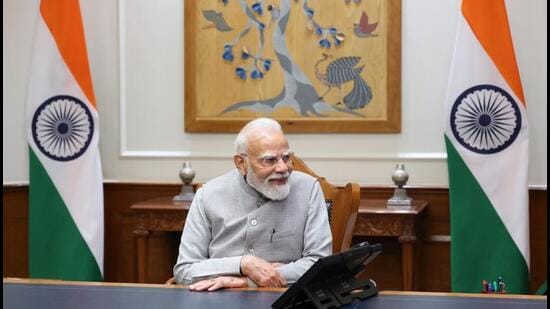 Environment and conservation formed another major theme of the address. (X/narendramodi)