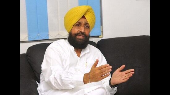 Punjab leader of Opposition Partap Singh Bajwa. (HT)