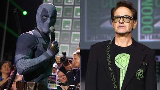 Ryan Reynolds surprises SDCC as Deadpool, asks for Avengers: Doomsday role; RDJ has perfect comeback.