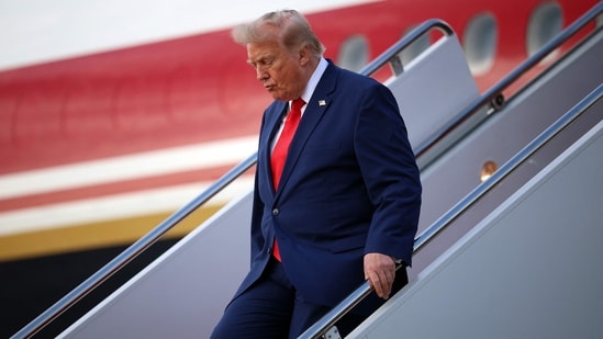President Donald Trump switched planes during NATO summit in Ankara, Turkey due to possible threat from Iran. (Getty Images)