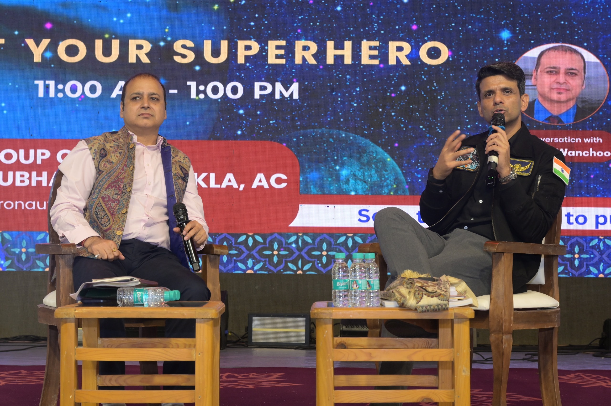 Indian astronaut Captain Shubhanshu Shukla, AC, shared his journey to the International Space Station and urged students to pursue discipline and curiosity in equal measure. (NPT)