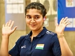 Esha Goel strikes gold in women's 25m pistol at ISSF World Cup.