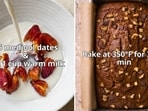 Dr Sethi's date loaf recipe can be prepared in approximately 40 minutes.