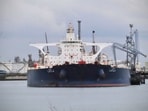 A handout image shows the oil tanker Layla in Rotterdam, Netherlands, October 25, 2020. 