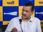 AAP national convener Arvind Kejriwal addresses a press conference regarding a meeting for ethanol fuel on coming Saturday at Constitution Club, at the party office in New Delhi on Monday, July 27, 2026.