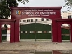 The School of Eminence at Kidwai Nagar in Ludhiana. (HT Photo)