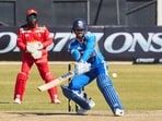 Tilak Varma struggled a bit against Zimbabwe in the third T20I. Tilak Varma struggled a bit against Zimbabwe in the third T20I.