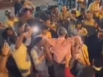 Lost child reunited with mother as strangers help during CJP protest.