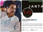 One of the several social media handles named 'E20 Janta Party' has gained over 48,000 followers on X and has called for Union transport minister Nitin Gadkari's resignation