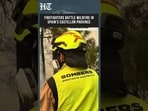 Spain Battles Wildfire In Castellon Province As Emergency Crews Fight Flames