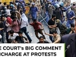 Supreme court's big comment on lathicharge at protests after CJP stir