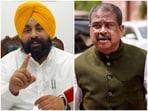 The opposition in Punjab is demanding resignation of state education minister Harjot Singh Bains (L) over alleged paper leaks. Dharmendra Pradhan (R) resigned as union education minister on Saturday amid NEET paper leak protests.
