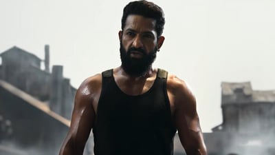 Jr NTR lost 15 kilos for Dragon, started to look frail and pale, said Prashanth Neel earlier. (YouTube)