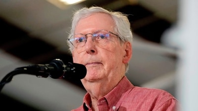 Sen. Mitch McConnell shares new photo (AP Photo/Mark Humphrey)
