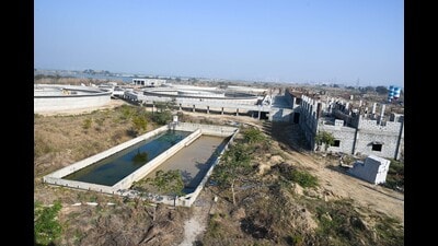 Officials said pumps and machinery are being calibrated before a three-month trial, after which the unit will be commissioned. (HT Archive)