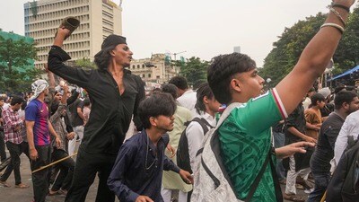 ধর্মতলায় অশান্তির ঘটনায় গ্রেফতার আরও ২ (PTI)