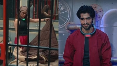 Internet cringe at Shivangi Joshi's reaction to Harshad Chopda's eviction in Lock Upp. Internet cringe at Shivangi Joshi's reaction to Harshad Chopda's eviction in Lock Upp.