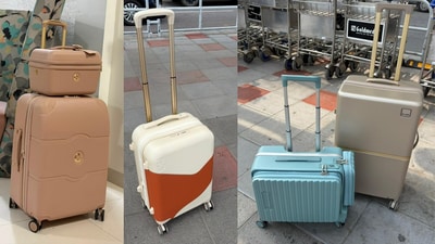 From cabin companions to sturdy checked-in luggage, these are the suitcases that impressed me after extensive real-world travel testing. (Hindustan Times) From cabin companions to sturdy checked-in luggage, these are the suitcases that impressed me after extensive real-world travel testing. (Hindustan Times)