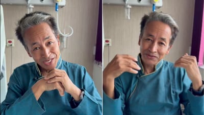 Wangchuk, on Monday, released a video on his official X account. (X/ wangchuk66) Wangchuk, on Monday, released a video on his official X account. (X/ wangchuk66)
