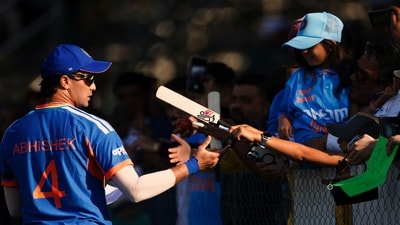 Abhishek Sharma had a poor Zimbabwe series. (AP Photo/Wonder Mashura) Abhishek Sharma had a poor Zimbabwe series. (AP Photo/Wonder Mashura)